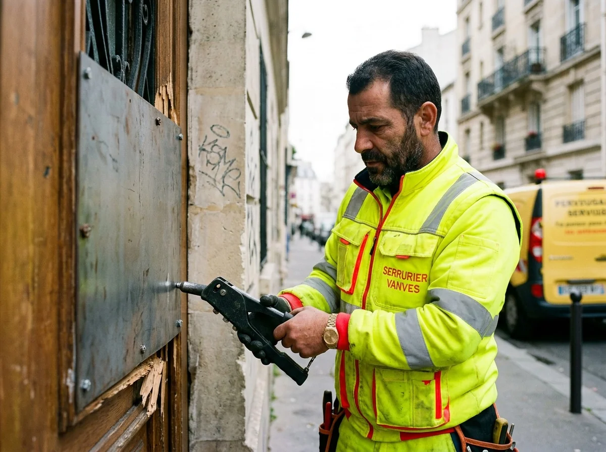 Fermeture provisoire effraction à Vanves